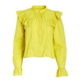 thumbnail image 6 of Jessica Simpson Women's and Women's Plus Arista Ruffle Long Sleeve Shirt, Sizes XS-5X, 6 of 6