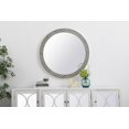 thumbnail image 2 of Élégant Decor MR53636 Miroir Rond 36 Po en Chevron - 18,5 x 18,5 x 0,16 Po., 2 of 3