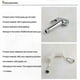 thumbnail image 3 of Stainless Steel Handheld Bidet Sprayer with Self-Cleaning Nozzle and Spray Gun for Bathroom Use, 3 of 4
