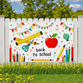 thumbnail image 6 of Colorful School Supplies Themed Backdrop Banner for Back to School Party Decorations Photography Props Classroom Decor Background, 6 of 7