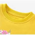 thumbnail image 5 of Caqnni Boy Clothes Baby Fall Winter Outfits 12-18 Months Clothes Outfit Long Sleeve T-Shirt Tee Tops Joggers Casual Pants 2Pcs Clothing Set Homewear Fall Winter Outfit（Yellow，12-18 Months）, 5 of 9