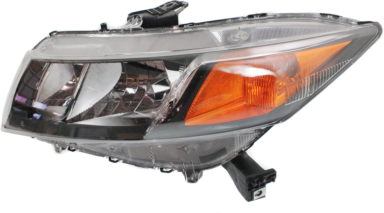 Headlight Compatible With 2012 Honda Civic Left Driver Halogen With bulb(s)