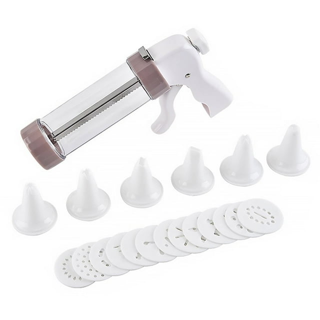 OUSITAID Machine à Biscuits DIY, Presse à Biscuits avec Tampon et Embouts, Outil de Boulangerie Maison
