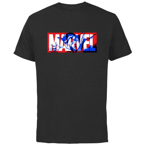 Marvel Logo Doctor Strange Comic Art - Short Sleeve Cotton T-Shirt for Adults - Customized-Black