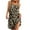 Khaki, variant on ICHUANYI Women's New Trending Elegant Vintage Crew Neck Sleeveless Print Party Dresses Summer Clearance