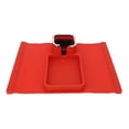 thumbnail image 1 of Bandeja ergonómica multifunción de silicona para reposabrazos de sofá con base antideslizante, color rojo, 1 of 14
