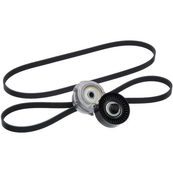 Serpentine Belt Drive Component Kit - Compatible with 2003 - 2010 Chrysler PT Cruiser 2.4L 4-Cylinder GAS 2004 2005 2006 2007 2008 2009
