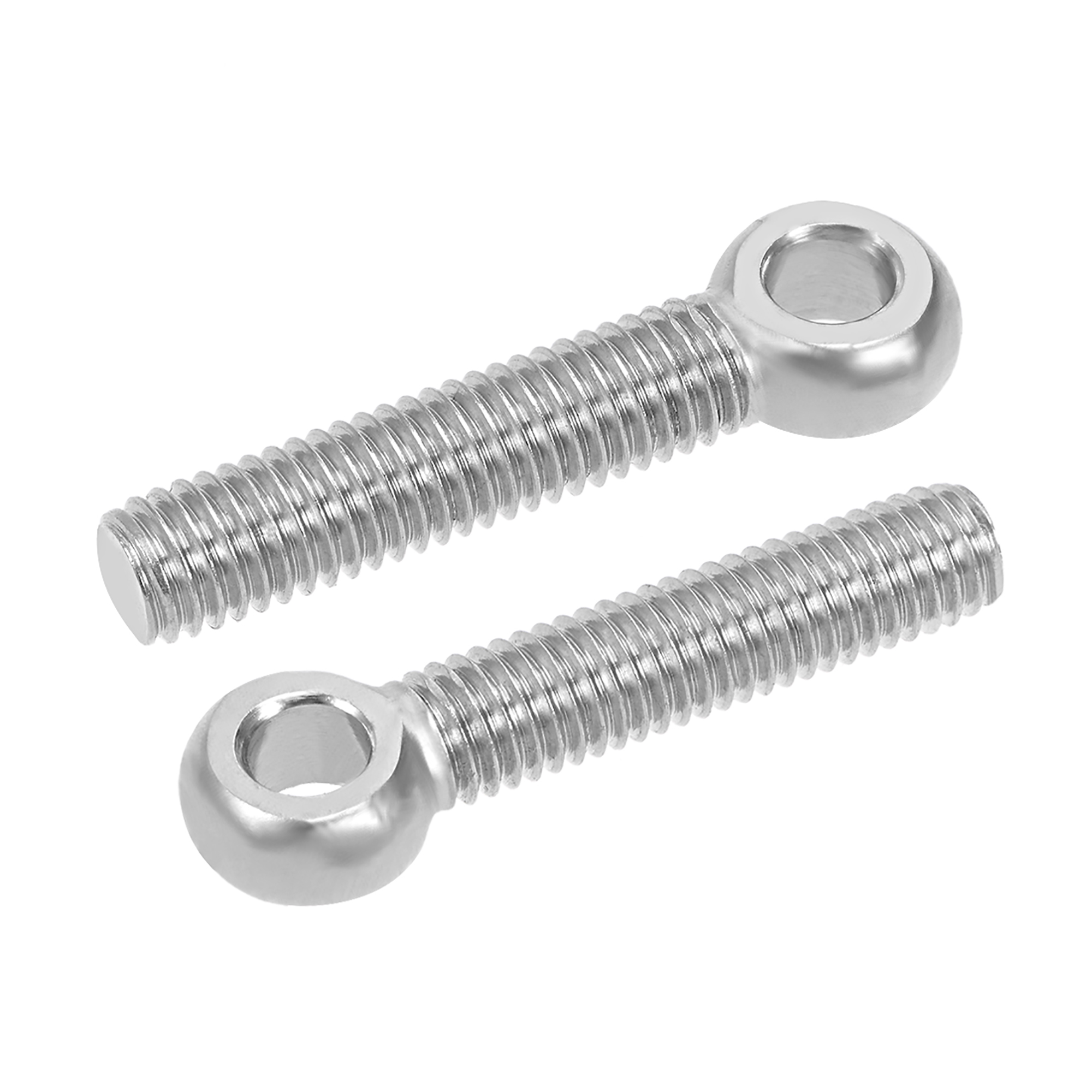 Uxcell M8x40mm 304 Stainless Steel Machine Shoulder Lift Eye Bolt Rigging 5pcs