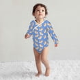 thumbnail image 4 of Xecao Kawaii Corgi Print Baby unisex-baby Cotton Long-sleeve Bodysuits-18 Months, 4 of 6