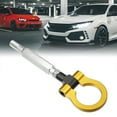 thumbnail image 2 of Dorado Tono Delantero Parachoques Remolque Anillo Ojo Remolque Remolque Gancho para Subaru, 2 of 7