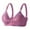Purple, variant on Soft Sports Bras for Women Padded Bra Feature V-Neck Nursing Bra Style W-200 Black XXL