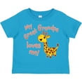 thumbnail image 3 of Inktastic My Great Grandpa Loves me- cute giraffe Boys or Girls Toddler T-Shirt, 3 of 5