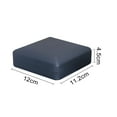 thumbnail image 6 of Pnellth Portable Jewelry Storage Box Luxury Faux Leather Velvet Lining Solid Color Large Capacity Ear Studs Finger Ring Organizer Holder Container Case, 6 of 7