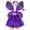 Purple, variant on CaiYueKe 5 Pcs Butterfly Wings Porch Goose Outfit Costume Set for 23 Inch Garden Decoration Waterproof Colorfast Easter Spring Themed Outdoor Yard Lawn Patio Festive Holiday Ornament