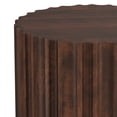 thumbnail image 6 of Simpli Home Rolf 16 inch Wide Solid Mango Boho Contemporary End Table in Walnut Brown, Assembled, 6 of 6