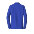 thumbnail image 6 of Port Authority Long Sleeve Core Classic Pique Polo-L (True Royal), 6 of 6
