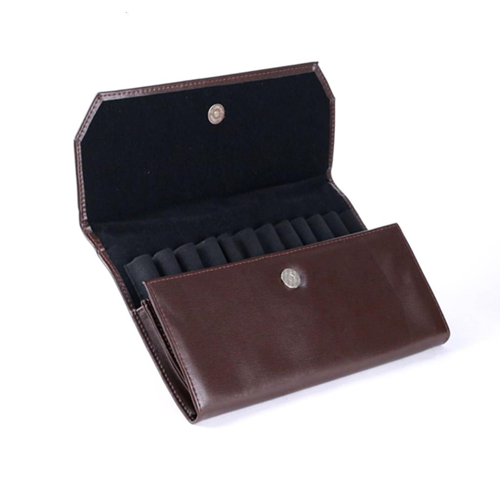 Giaone Pen Bag 12 Compartments Soft Lining Magnetic Closure Design for Fountain Pen