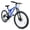 26 inch Blue, variant on A26003 26-Inch Mountain Bike, 21-Speed, Full Suspension Steel Frame, Alloy Rims, Disc Brakes for All Terrains, Men & Women, Multiple Colors