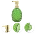 thumbnail image 5 of Unique Bargains 1 Pc Durable Pineapple-shaped Soap Dispenser 11.84oz Green Gold Tone, 5 of 6