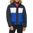 thumbnail image 1 of Chaqueta Tommy Hilfiger para hombre, tela ártica, acolchada, esnórquel, azul, 1 of 3