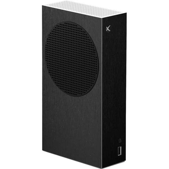 Skinit Textures Black Brushed Steel Texture Xbox Series S Console Skin