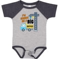 thumbnail image 3 of Inktastic Im Gonna Be a Big Brother- Truck and Crane Boys Baby Bodysuit, 3 of 5