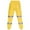 Yellow, variant on Chbgutlmr Workout Reflective Pants for Men Cinch Bottom Elastic Waist Color Blocked Trousers Casual Athletic Pants with Pockets