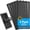 Black, variant on IUU - Extra Strong Magnetic Air Vent Screen Cover for Floor 5-Pack (7'' x 13'', Black)