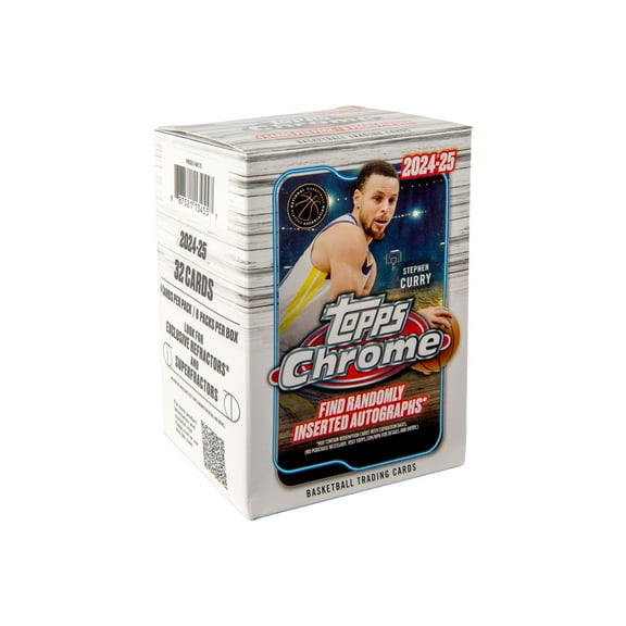 2024-25 Topps CHROME Basketball Trading Cards Value Box