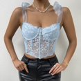 thumbnail image 4 of Blusa de Lencería Encaje Fridja Tirantes Sin Mangas Mujer, 4 of 9