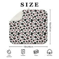 thumbnail image 4 of White Cow Black Spot Pattern Dish Drying Mat for Kitchen 1 Pack, Ultra Absorbent Microfiber Dishes Drainer Mats,16"x18", 4 of 6