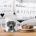 thumbnail image 5 of WIRESTER 11 Oz Ceramic Tea Cup Coffee Mug, Merle Great Dane Dog, 5 of 7