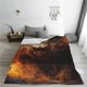 thumbnail image 5 of Balery Cool Fire Lion Manta de Felpa Suave y Acogedora – Cobija de Franela Aterciopelada para Cama, Lavable y Cálida para Sofá, Mascotas, Transpirable-80"x60", 5 of 7