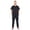 Black, variant on Phoenix Classic, Unisex Scrub Set M103
