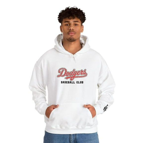 Dodgers Baseball Hoodie â€“ Embroidered LA Fan Sweatshirt