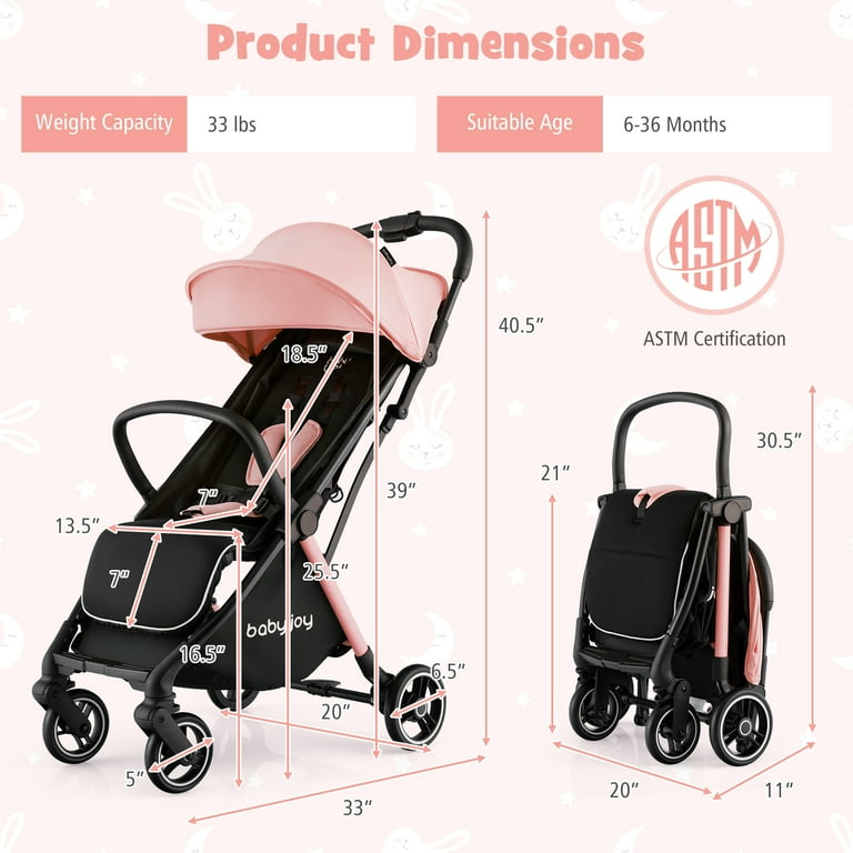 One hand fold buggy sale