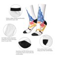 thumbnail image 3 of Logiee Autumn Funny Gnomes Print Adult Socks for Men & Women,Calf Socks, Ankle Socks,Boots Socks,Breathable Casual Sock,Unisex Crew Socks, 3 of 6