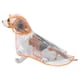 thumbnail image 3 of Capa de lluvia Chaqueta ANGGREK Ropa PU Transparente Borde naranja Impermeable para perros Gatos, 3 of 8