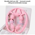 thumbnail image 2 of Rouleau de Massage Musculaire, Rouleau de Massage en Mousse 3D 360, 7 Roues, Massage Anti-Cellulite (Rose), 2 of 5