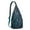 Blue-green-9, variant on 4-Pockets Cross Body Bags for Woman Men,Cute Sea Life Sling Bag Chest Bag with Adjustable Strap Women's Crossbody Bags for Outdoors Hiking Traveling