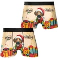 thumbnail image 3 of Merry Christmas Santa Rhodesian Ridgeback Scarf Twinkling Lights Xmas Holiday All Over Print Boxer Briefs Underwear for Men Dad Ridgebacks Dog Lover Gifts - 00022, 3 of 6