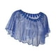 thumbnail image 4 of Chal para mujer, capa con lentejuelas, chal informal, vestidos de moda Azul, 4 of 7