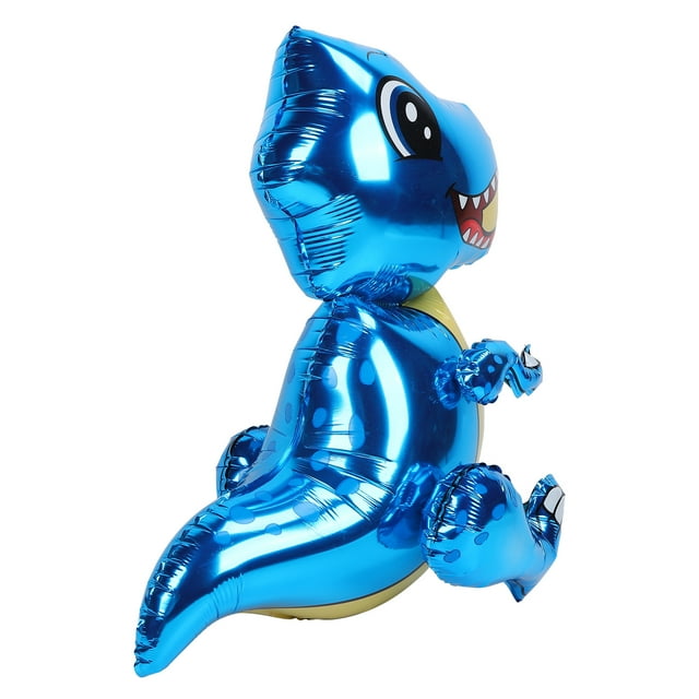 Hilitand Inflatable Dinosaur Balloons, Animal Balloon Durable Air Reusable Decorative Kids Aluminum Foil For Party For Birthday