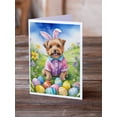 thumbnail image 2 of Norfolk Terrier Easter Egg Hunt Greeting Cards Pack of 8 7 in x 5 in, 2 of 3