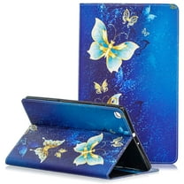Galaxy Tab A 10.1 2019 Case SM-T510 T515, Allytech Premium PU Leather Slim Fit Folio Stand Soft TPU Back Cover for Samsung Galaxy Tab A 10.1 Inch 2019 Released, Butterfly
