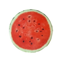 Fruit Pillow 15.35X15.35X2.76 Inch Fruit Slice Round Throw Pillows With Sponge Stuffed Floor Cushion For Home Camping Tent Cushion Home Decor