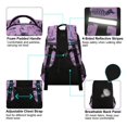 thumbnail image 3 of ALAZA Seahorse Fish Bone Pattern Backpack Elementary School Bag Bookbag Travel Rucksack, 3 of 7