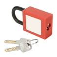 thumbnail image 5 of Candado de seguridad con grillete de nailon, cerradura de bloqueo y etiquetado de 25mm con llaves para equipos industriales, 5 of 5