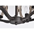 thumbnail image 4 of Warehouse of Tiffany Moonring Faux Drift Wood 18inch Farmhouse Style Pendant Ceiling Lighted Chandelier, 4 of 10