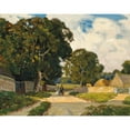 thumbnail image 3 of Sir Alfred East 14x12 Black Modern Framed Museum Art Print Titled - On the Tewkesbury Road, 3 of 5